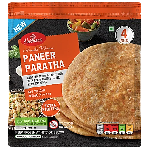 Haldiram's Paneer Paratha, 400 g